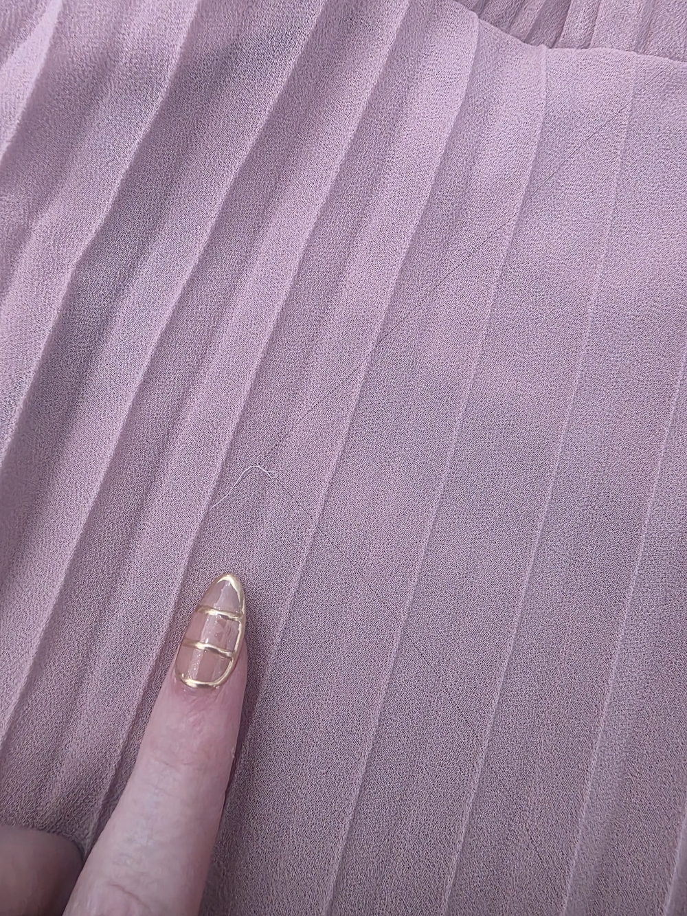 Chiffon Ruffle Halter Dress in Light Pink - Picture 9 of 12